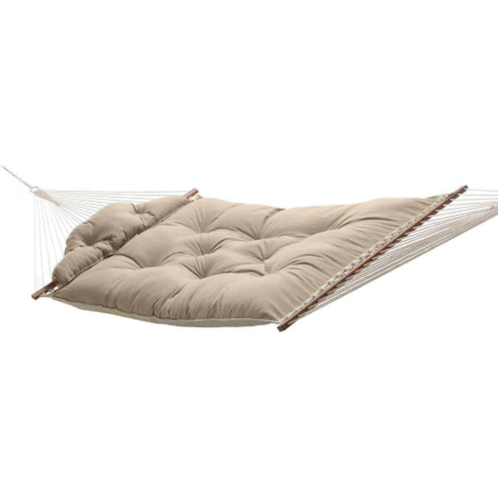 Hatteras Hammocks Large Sunbrella Tufted Hammock with Detachable Pillow