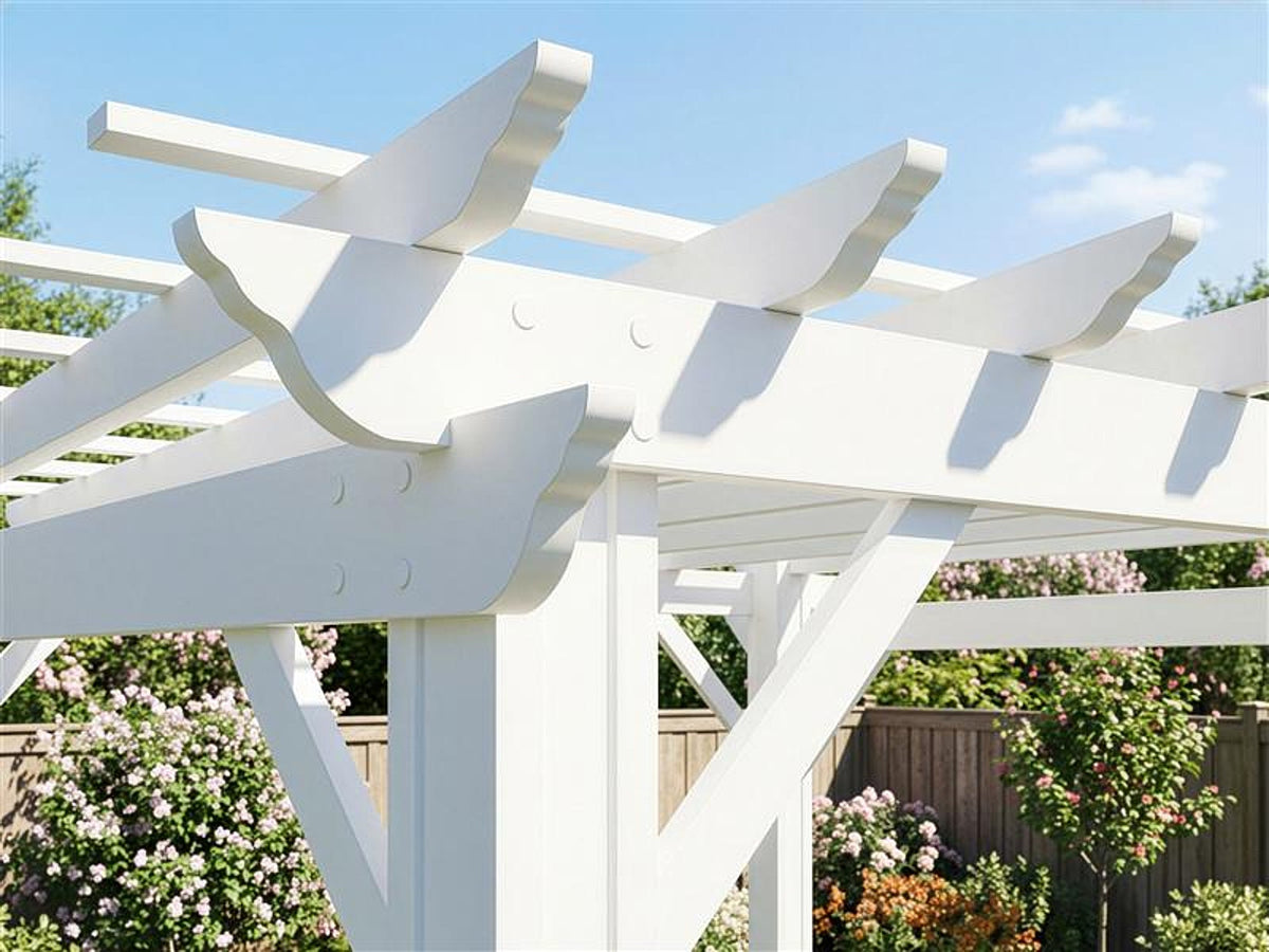 Stratford | Pergola en acier 14x10 – blanche