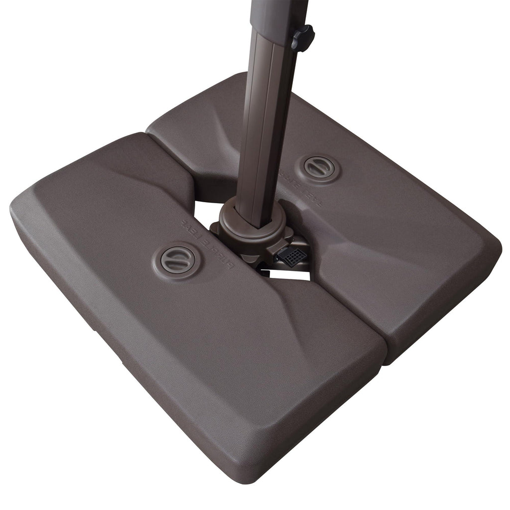 PURPLE LEAF Cantilever Umbrella Weighted Base ZY02XGTBS-120