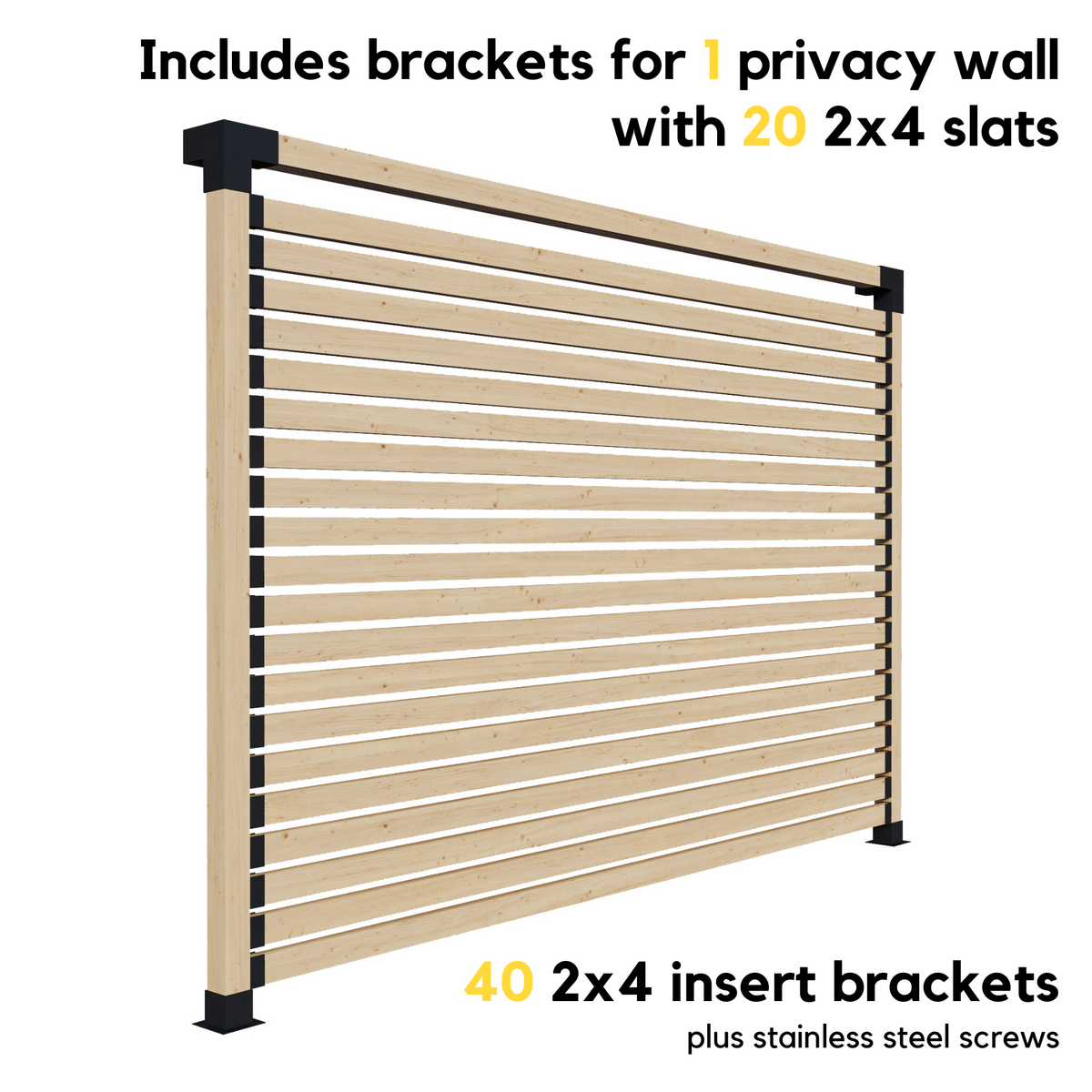 Kit for Deck Pergola With Canopy