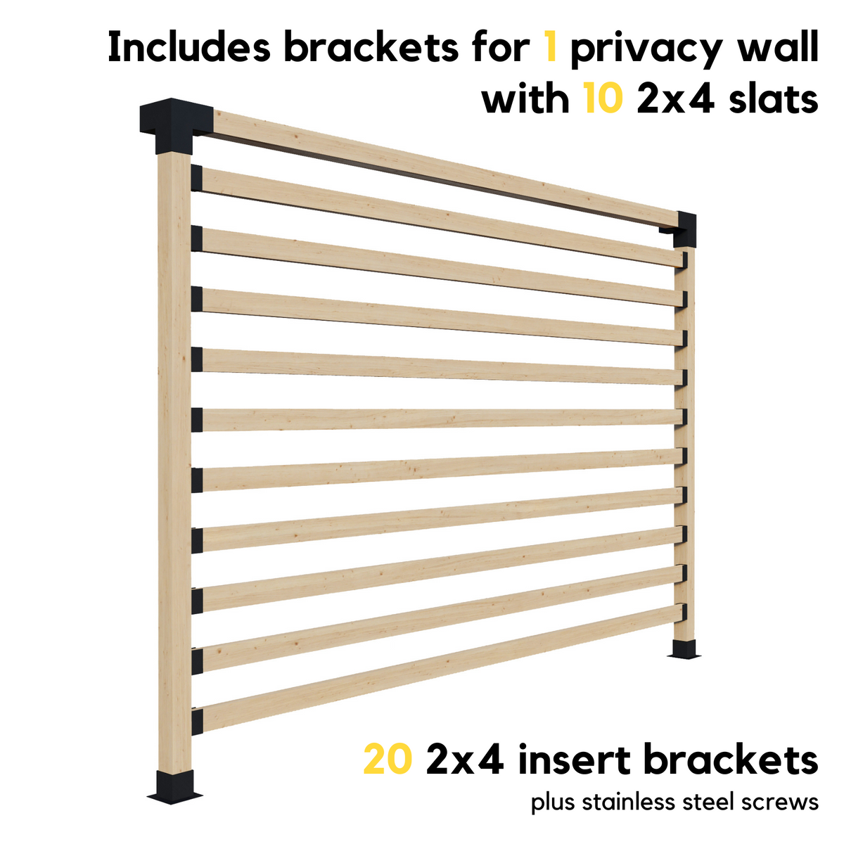 Kit for a Backyard Pergola With Roof