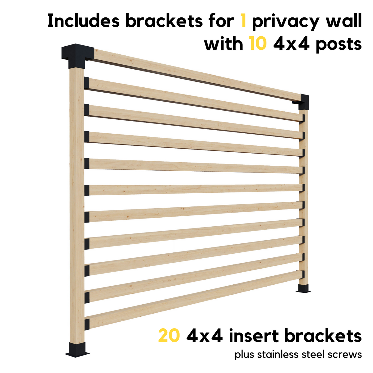 Kit for Deck or Grill Pergola