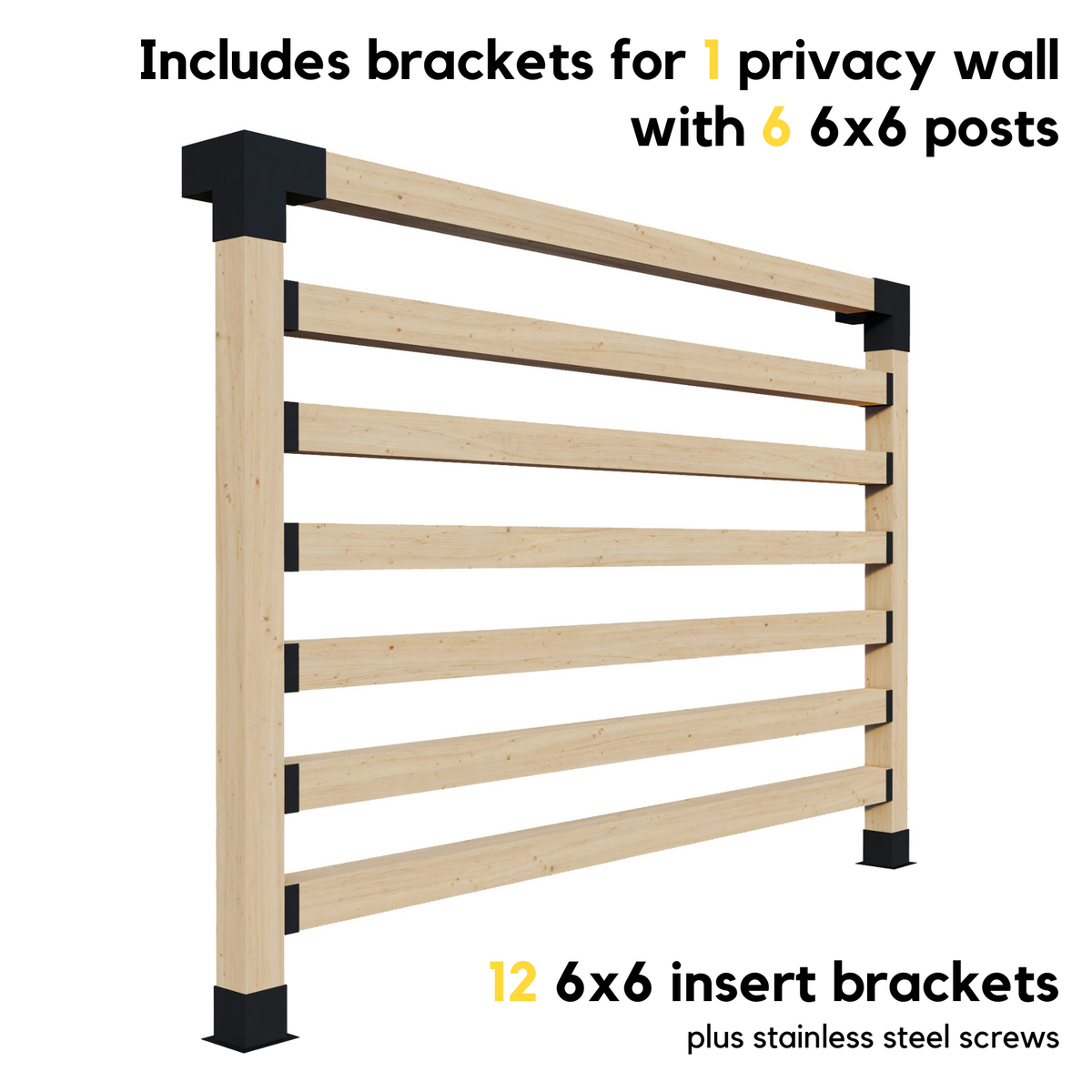 DIY Pergola Metal Brackets Kit