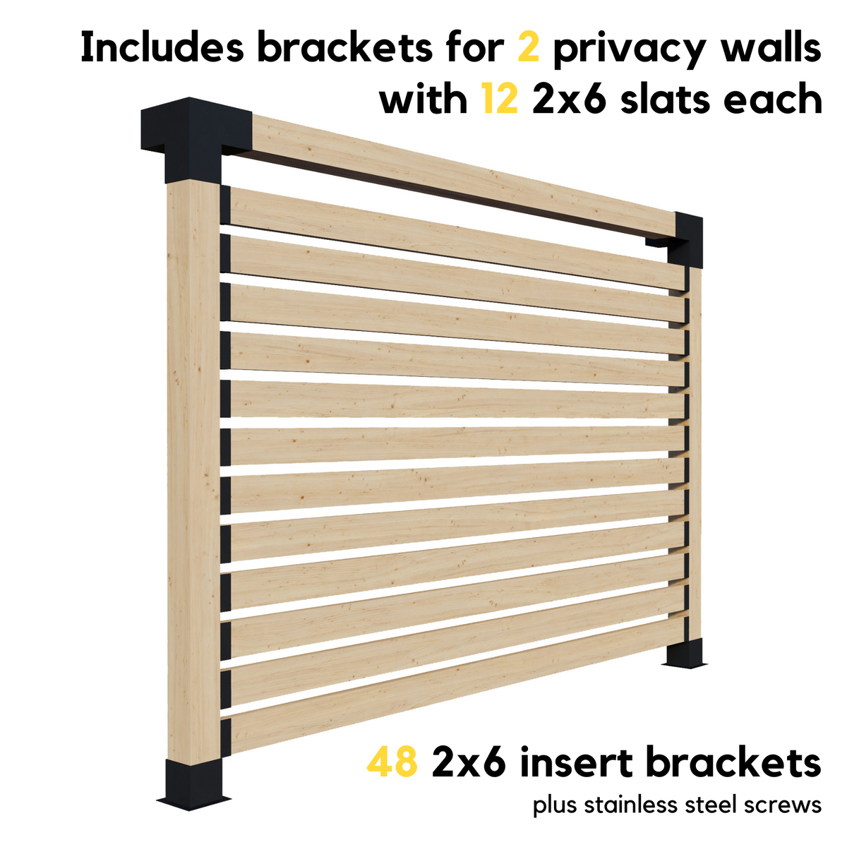 DIY Kit for a Pergola With Walls and Roof