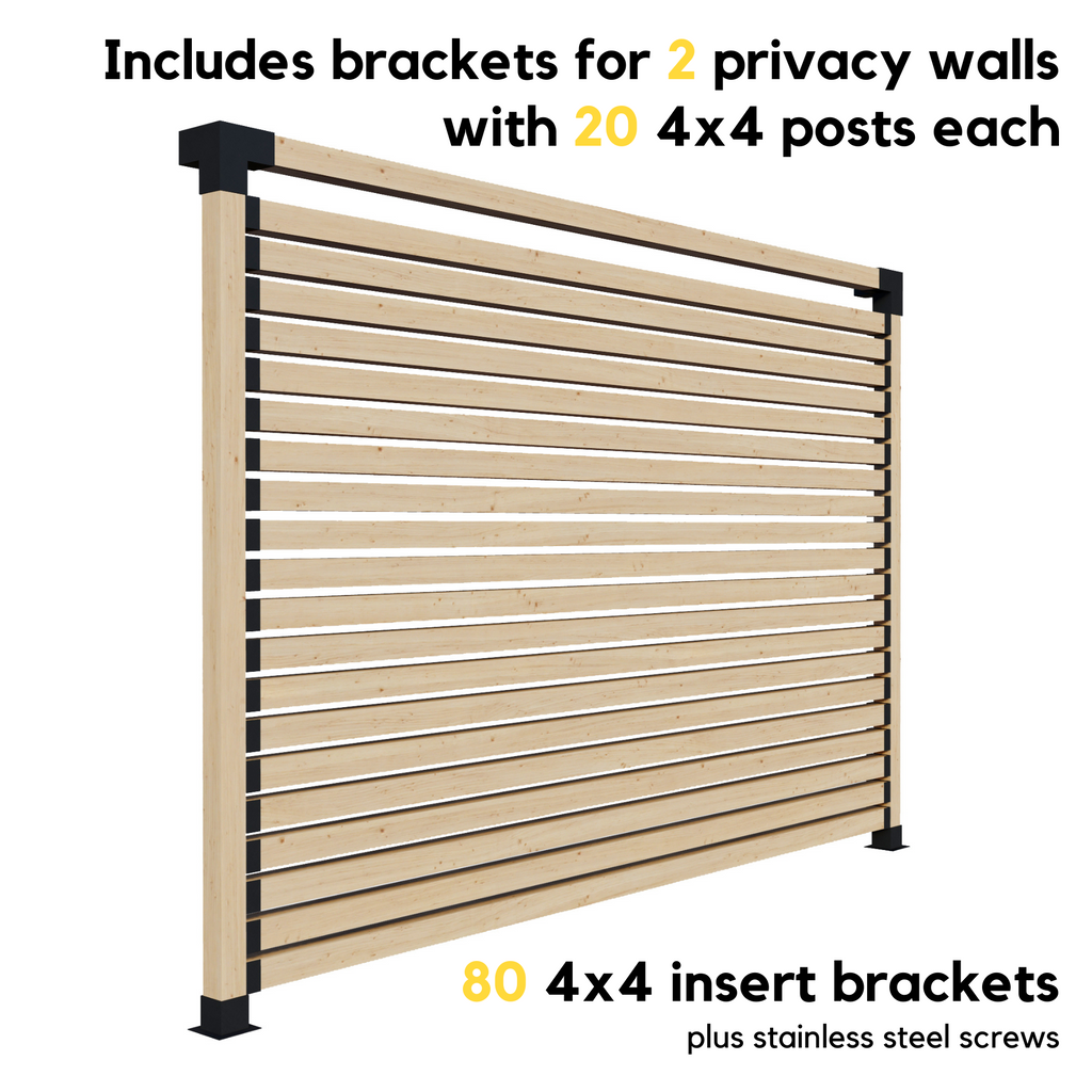 DIY Walled Pergola Kit
