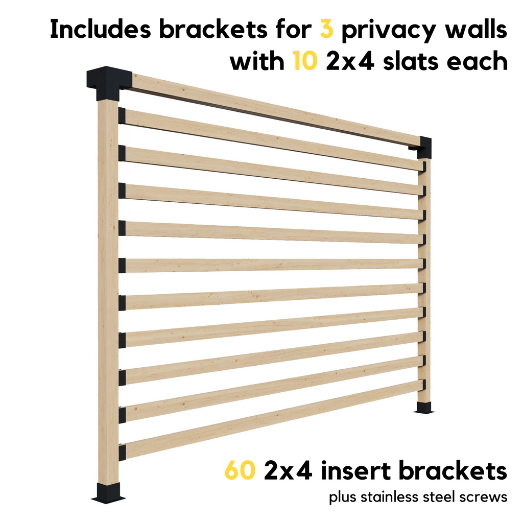 Pergola Enclosure Kit - For Pergola of Any Size