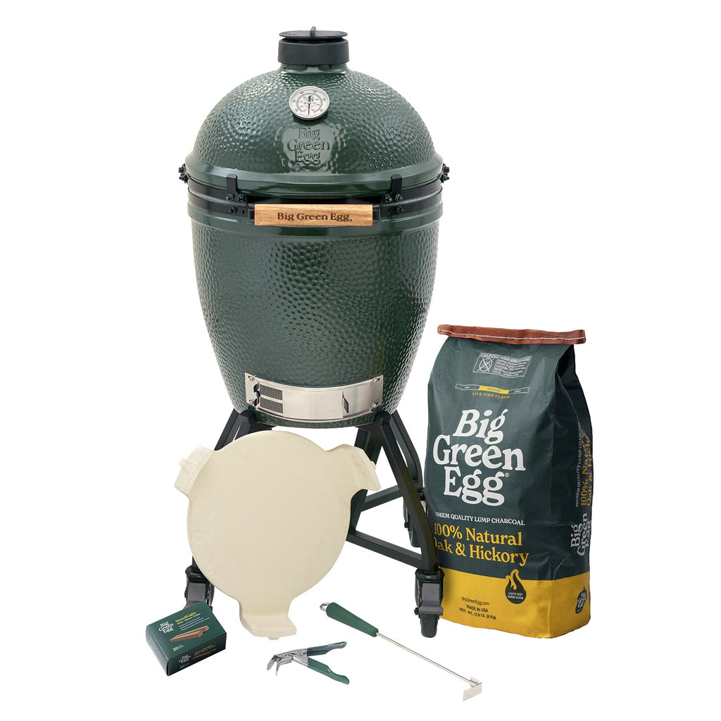 Large Big Green Egg + intEGGrated Nest Package