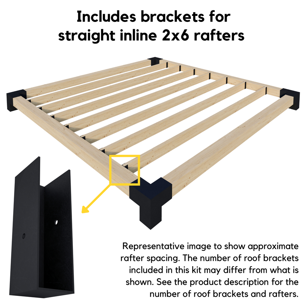 Pergola autoportante 7' x 7' avec toit