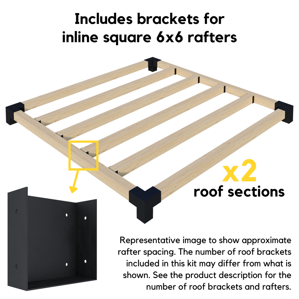 Pergola autoportante 12' x 18' avec toit