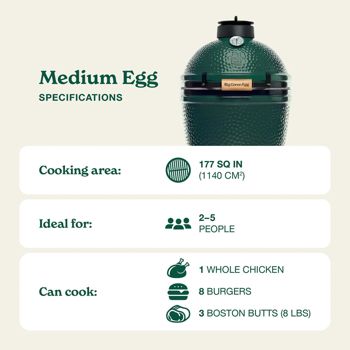 Medium Big Green Egg