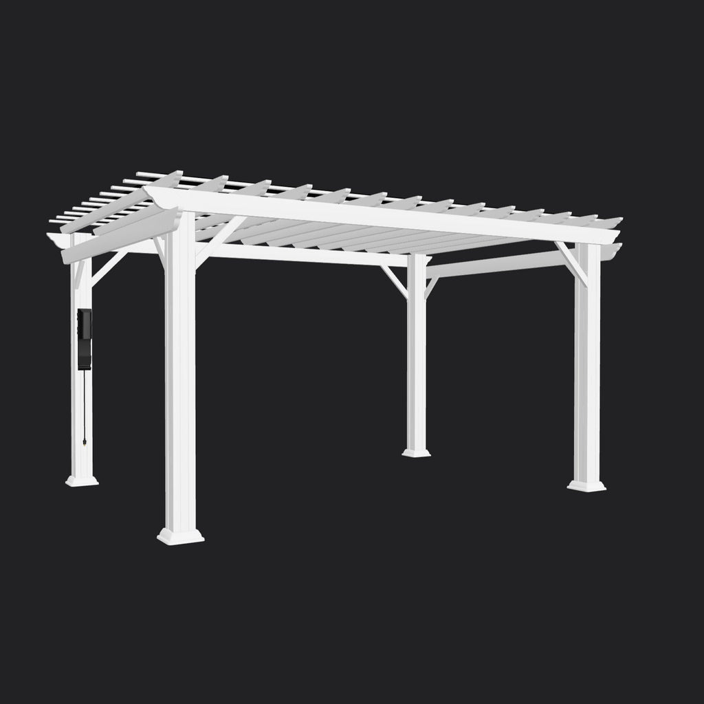 Stratford | Pergola en acier 14x10 – blanche
