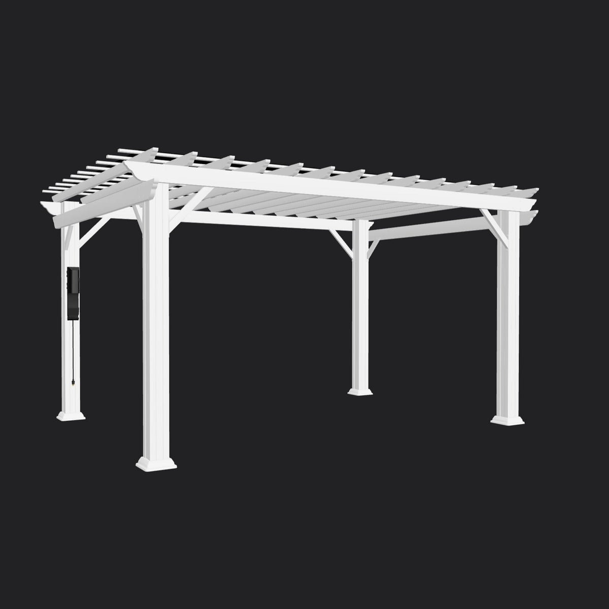 Stratford | Pergola en acier 14x10 – blanche
