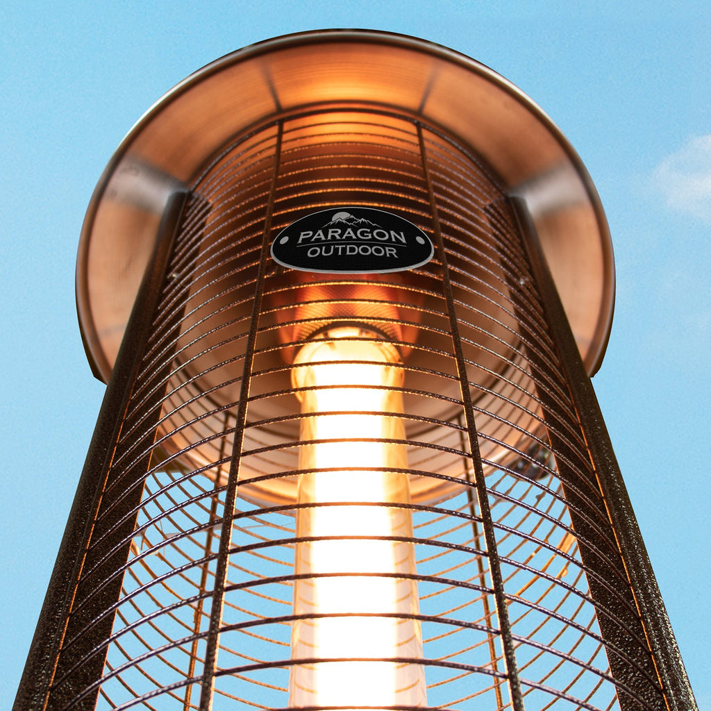 Paragon Outdoor SHINE Gas Flame Tower Heater (Hammered Bronze) OH-M744B