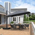 PURPLE LEAF Outdoor Sun Heavy Duty Cantilever Umbrella for Patio, Porch, Beach