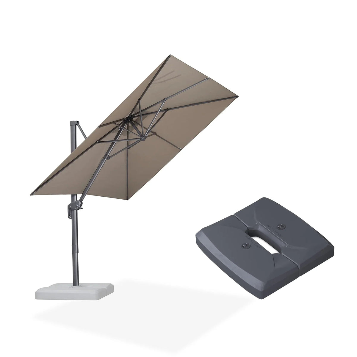 PURPLE LEAF UV Resistant Patio Umbrella Affordable Outdoor Umbrella with Base