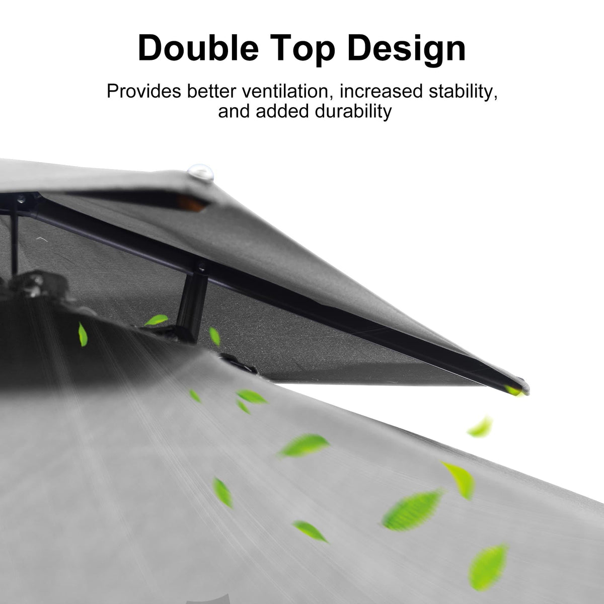PURPLE LEAF Eco-friendly Fade Resistant Patio Umbrella High Quality Cantilever Umbrella