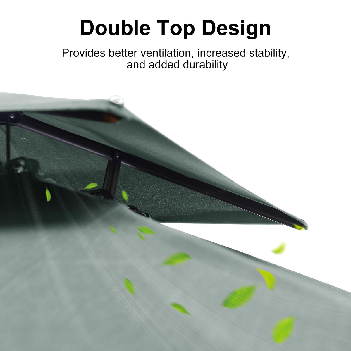 PURPLE LEAF Eco-friendly Fade Resistant Patio Umbrella High Quality Cantilever Umbrella