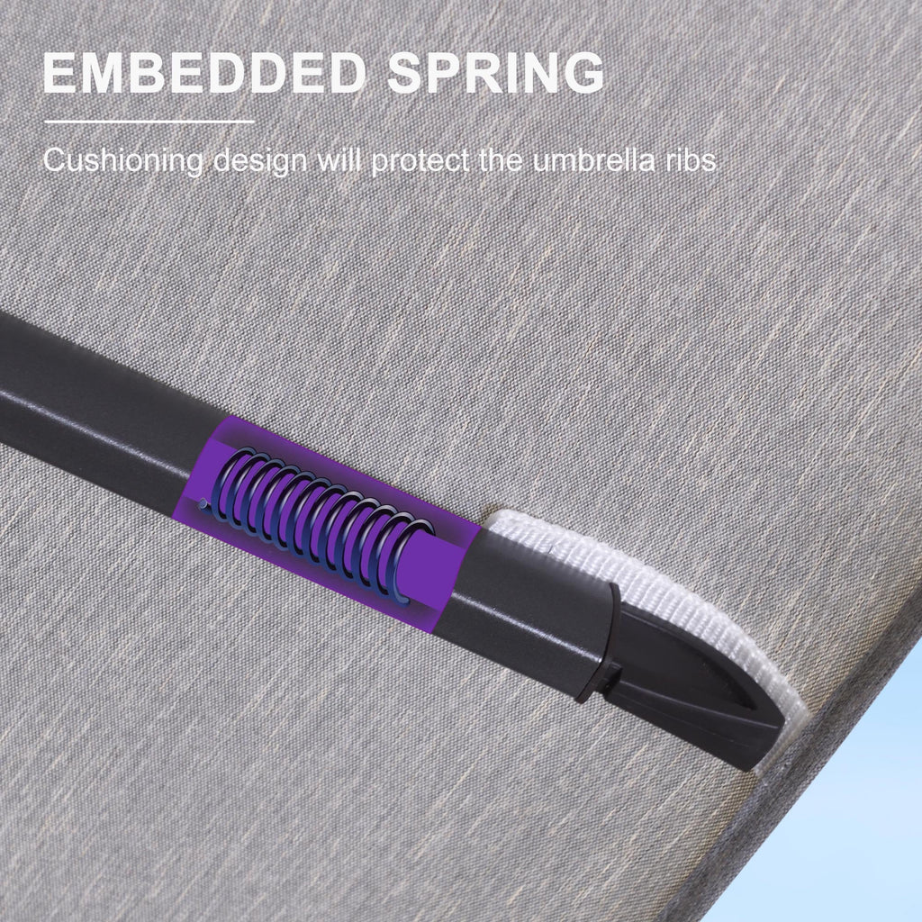 PURPLE LEAF Eco-friendly Fade Resistant Patio Umbrella High Quality Cantilever Umbrella