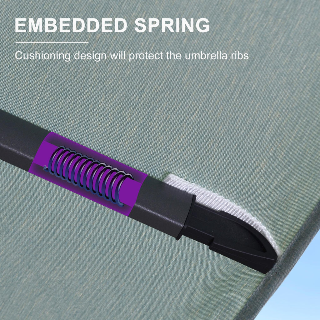 PURPLE LEAF Eco-friendly Fade Resistant Patio Umbrella High Quality Cantilever Umbrella