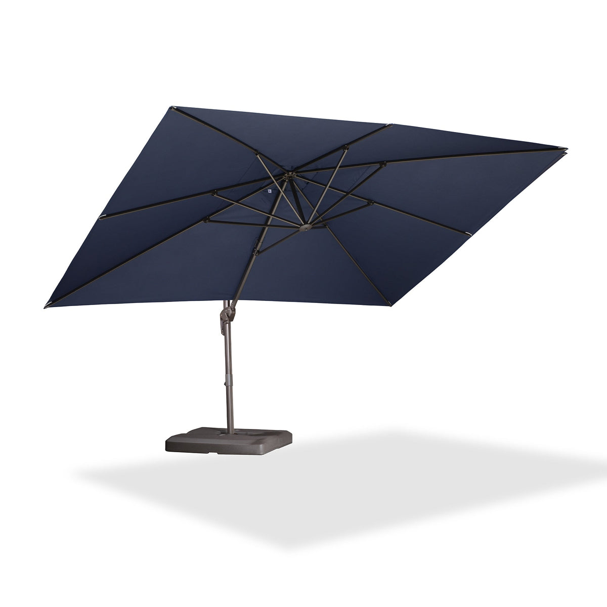 PURPLE LEAF Patio Cantilever Umbrella with Aluminum Offset Hanging for Pool Garden Deck