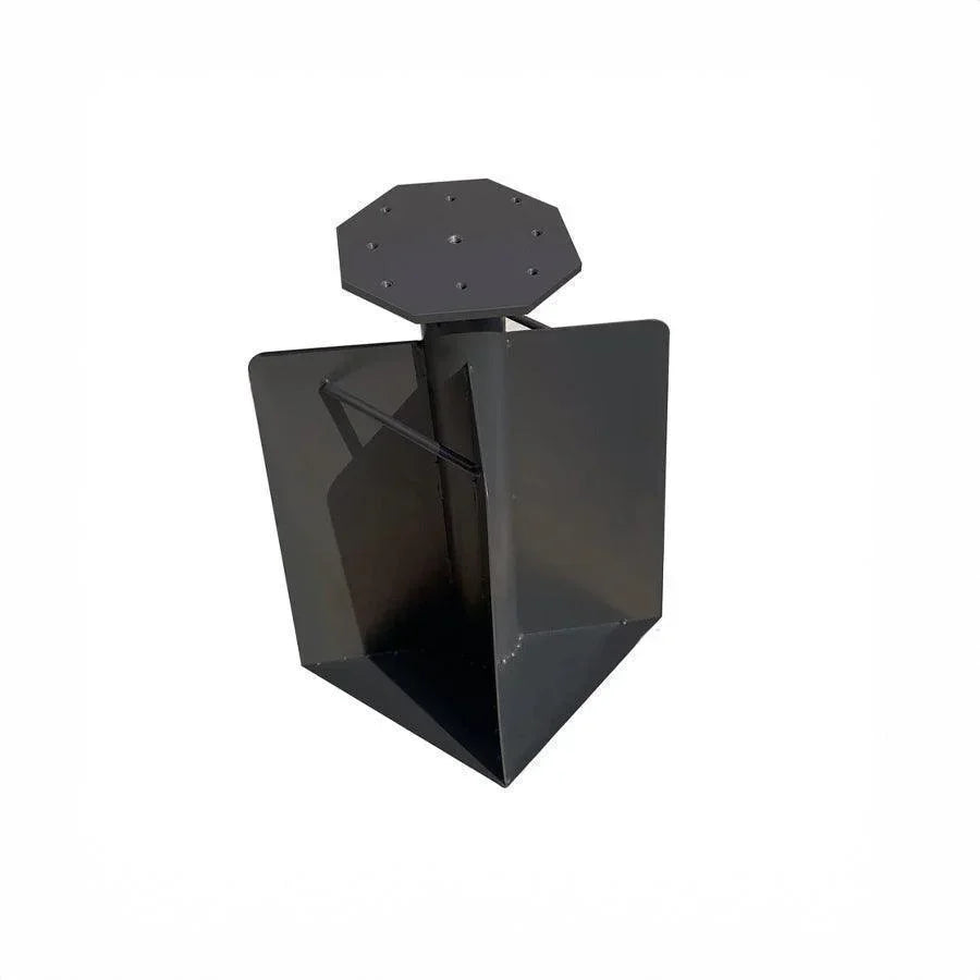 PURPLE LEAF Pool Umbrella Outdoor Cantilever Umbrella with In-ground Base
