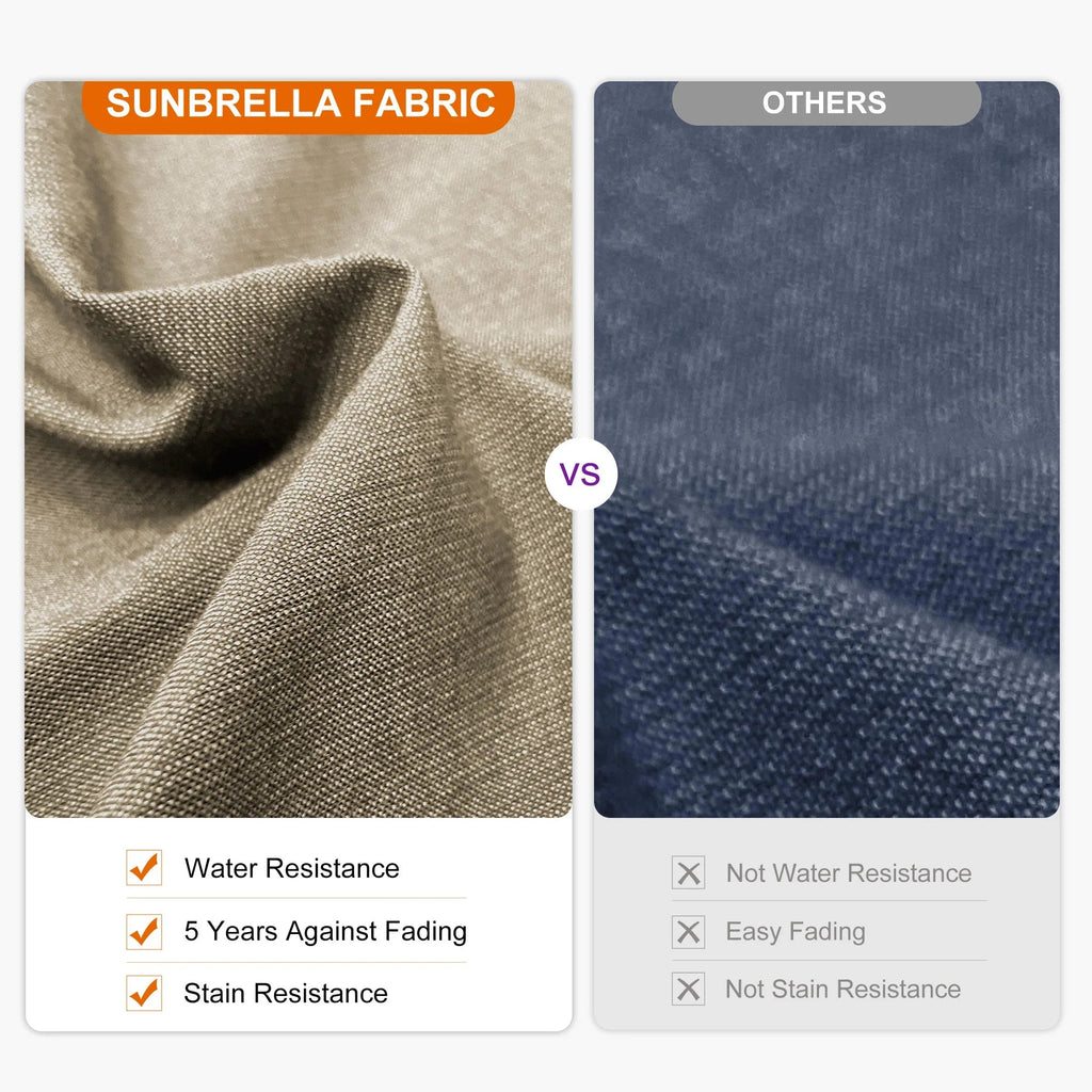 PURPLE LEAF – Parasol de terrasse Premium Classic SUNBRELLA déporté