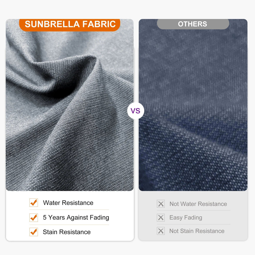PURPLE LEAF – Parasol de terrasse Premium Classic SUNBRELLA déporté