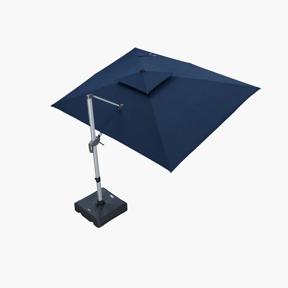 PURPLE LEAF – Parasol de terrasse Premium Classic SUNBRELLA déporté