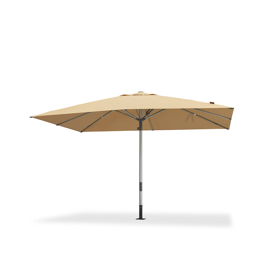 PURPLE LEAF Semi-Auto Extra Large Patio Umbrella Premium Commercial Market Umbrella for Garden, Café and Hotel