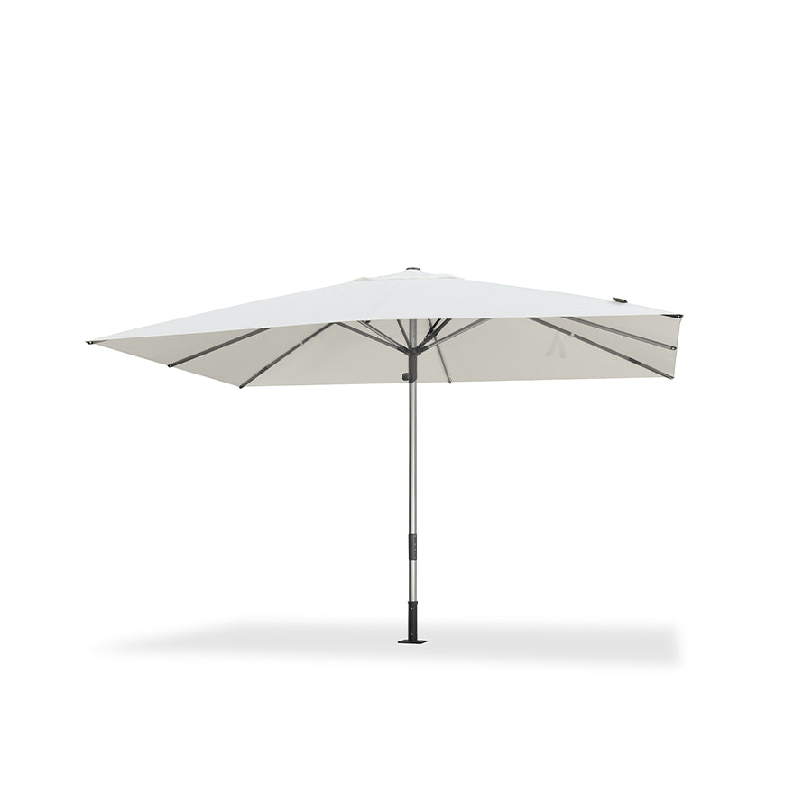 PURPLE LEAF Semi-Auto Extra Large Patio Umbrella Premium Commercial Market Umbrella for Garden, Café and Hotel