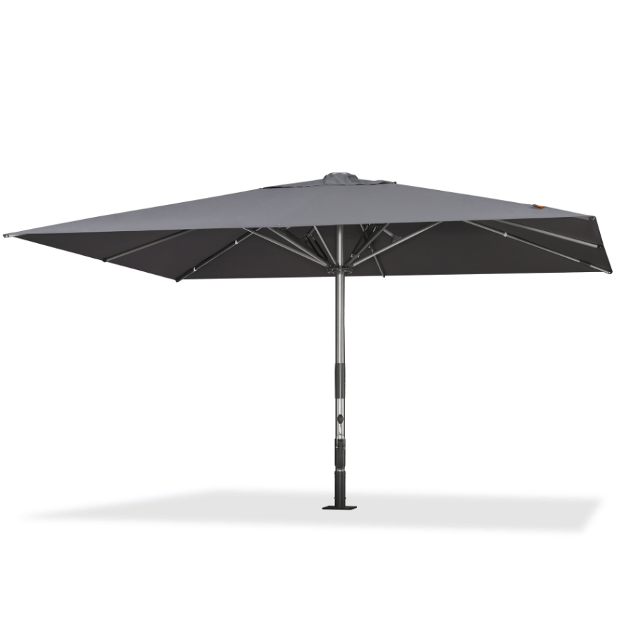 PURPLE LEAF Semi-Auto Extra Large Patio Umbrella Premium Commercial Market Umbrella for Garden, Café and Hotel