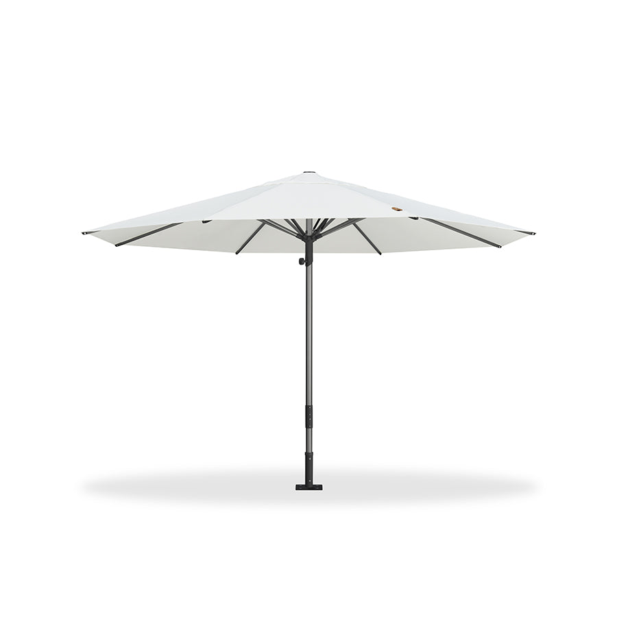 PURPLE LEAF Semi-Auto Extra Large Patio Umbrella Premium Commercial Market Umbrella for Garden, Café and Hotel