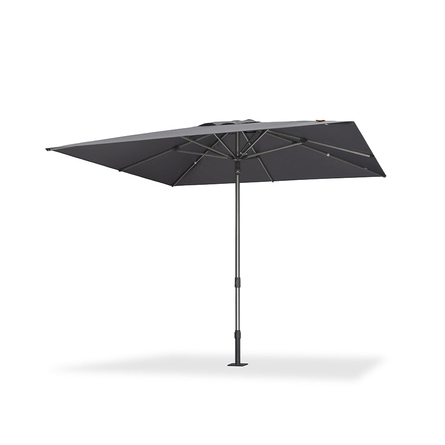PURPLE LEAF Semi-Auto Extra Large Patio Umbrella Premium Commercial Market Umbrella for Garden, Café and Hotel