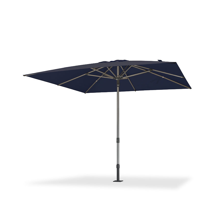 PURPLE LEAF Semi-Auto Extra Large Patio Umbrella Premium Commercial Market Umbrella for Garden, Café and Hotel