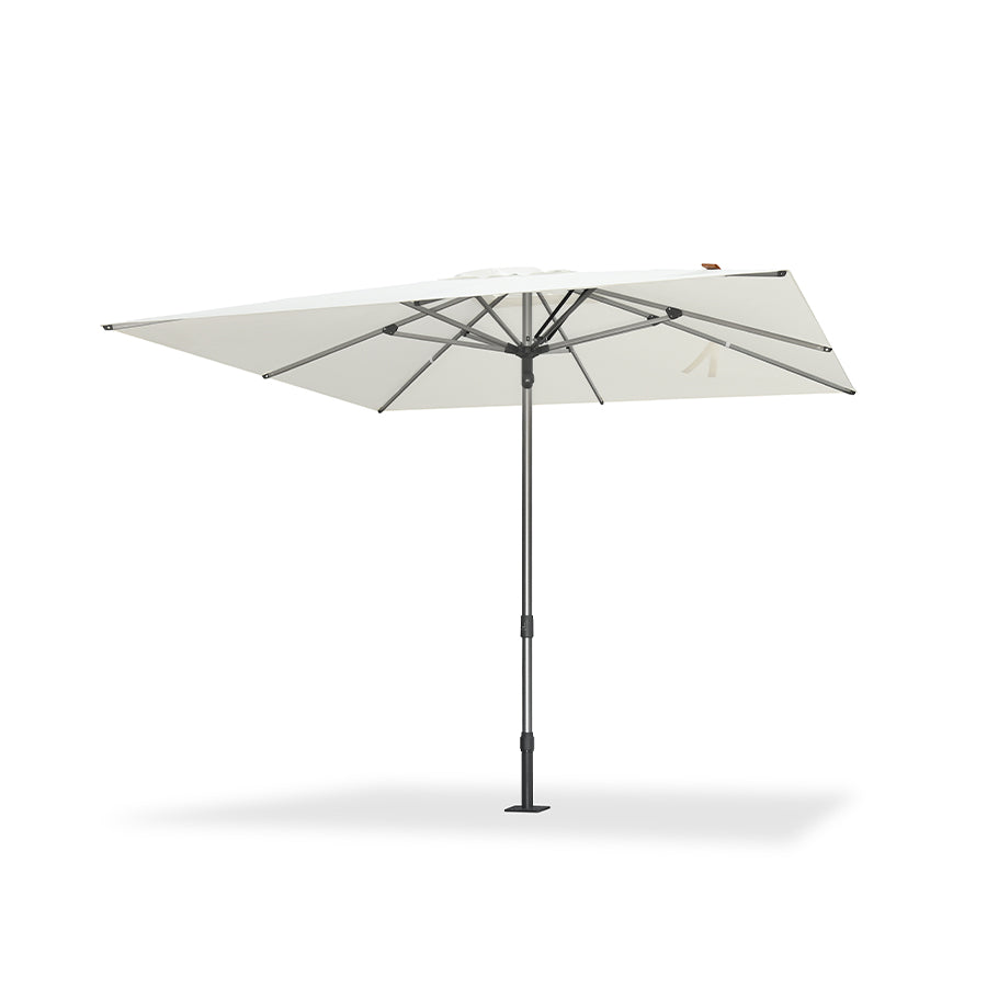 PURPLE LEAF Semi-Auto Extra Large Patio Umbrella Premium Commercial Market Umbrella for Garden, Café and Hotel