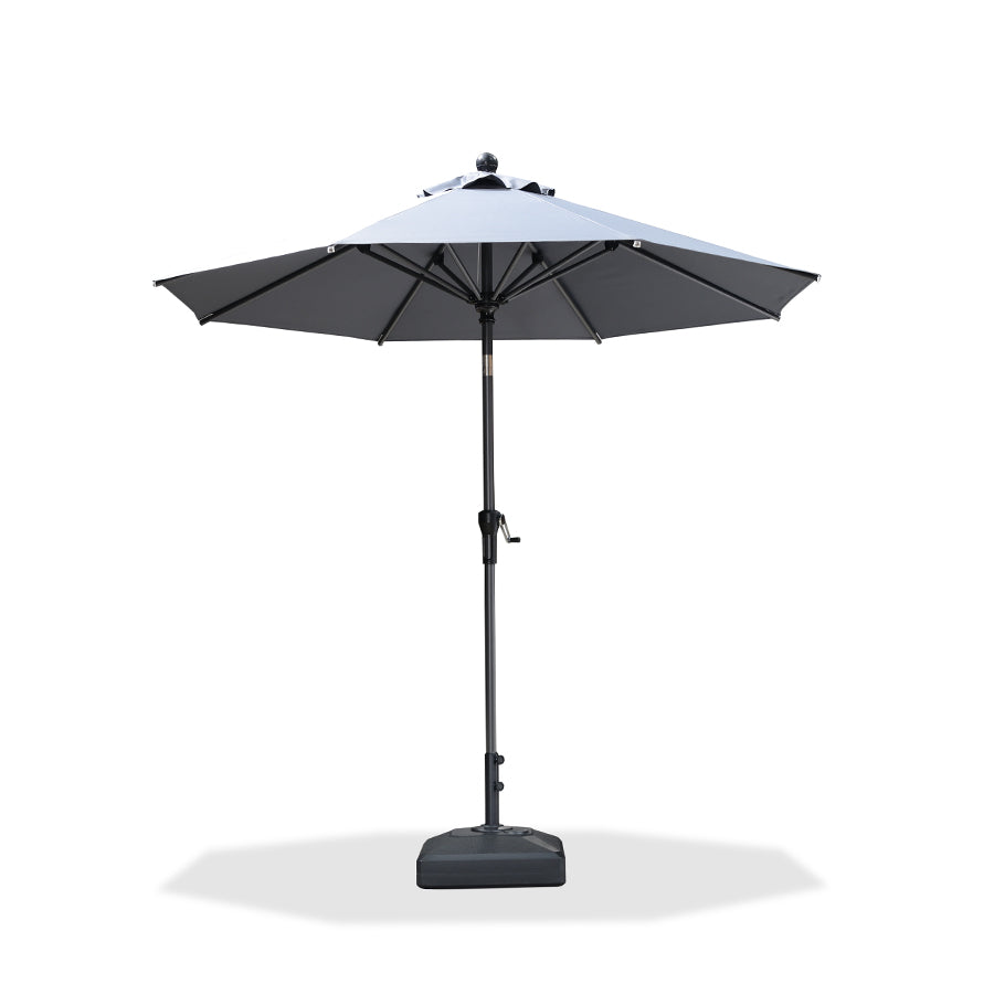PURPLE LEAF Round Tiltable Patio Umbrella Poolside Porch Table Umbrella