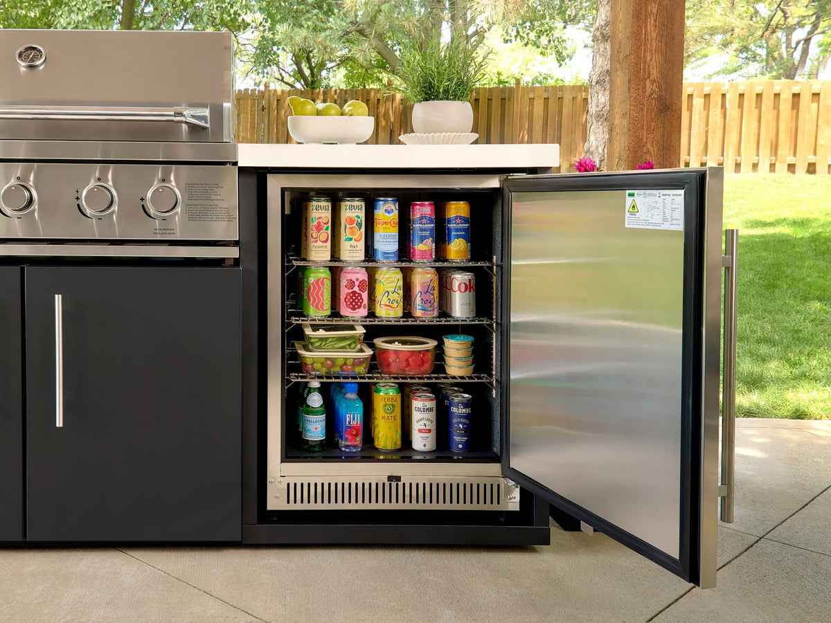 Emory | 12-Foot Outdoor Kitchen Island with Built-In Grill & Pizza Oven