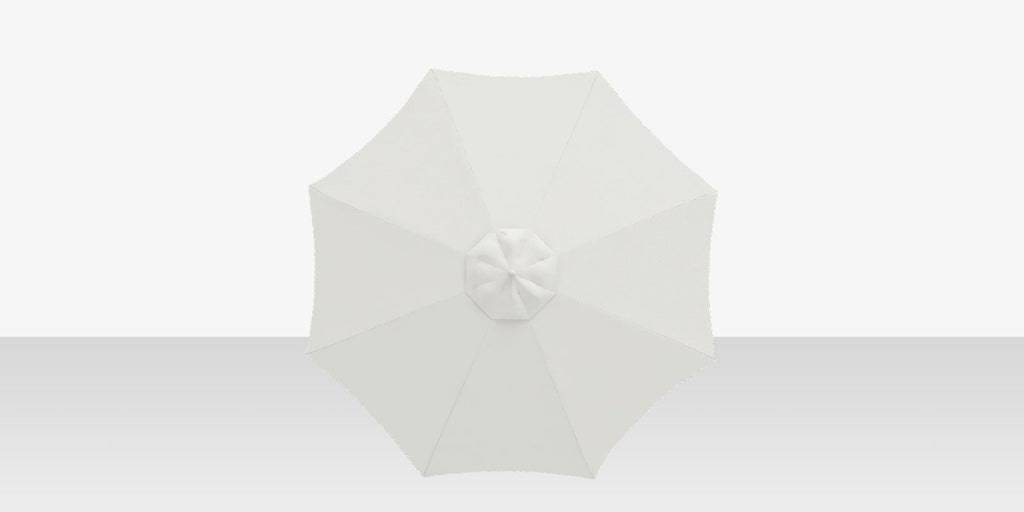 Rio 8' Single Wind Vent Round Umbrella Natural