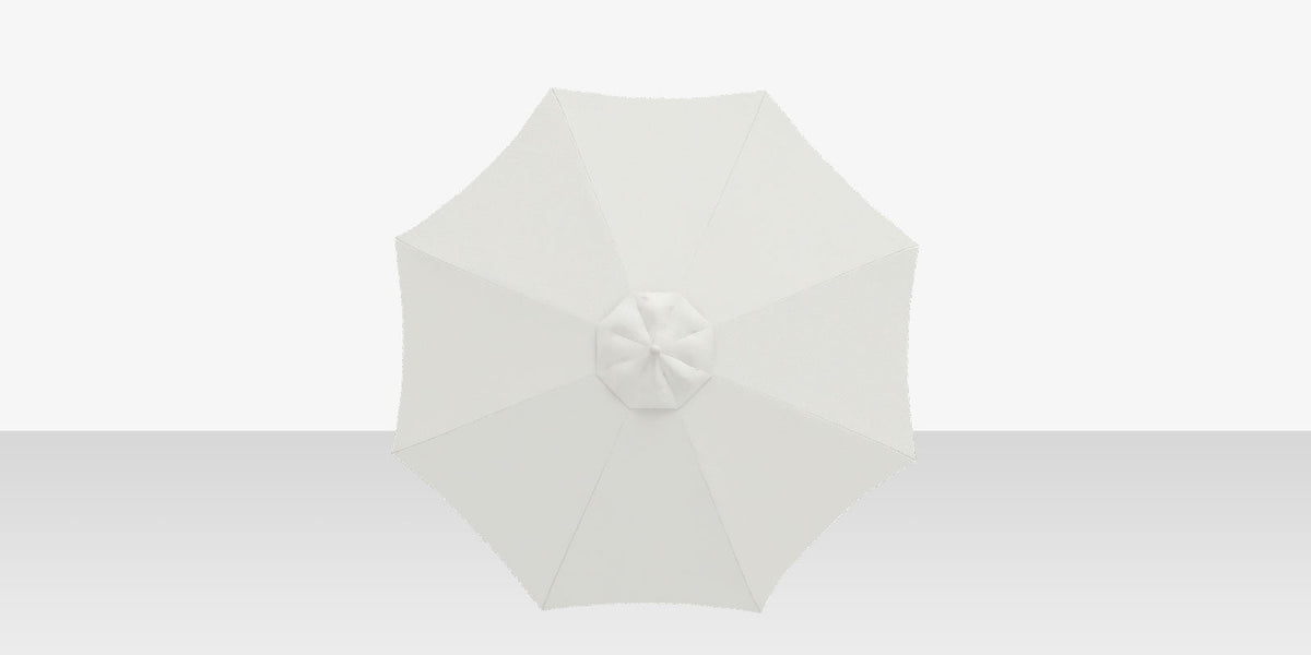 Rio 8' Single Wind Vent Round Umbrella Natural