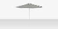 Decoscape Rio 8' Single Wind Vent Round Umbrella Fancy Navy Taupe