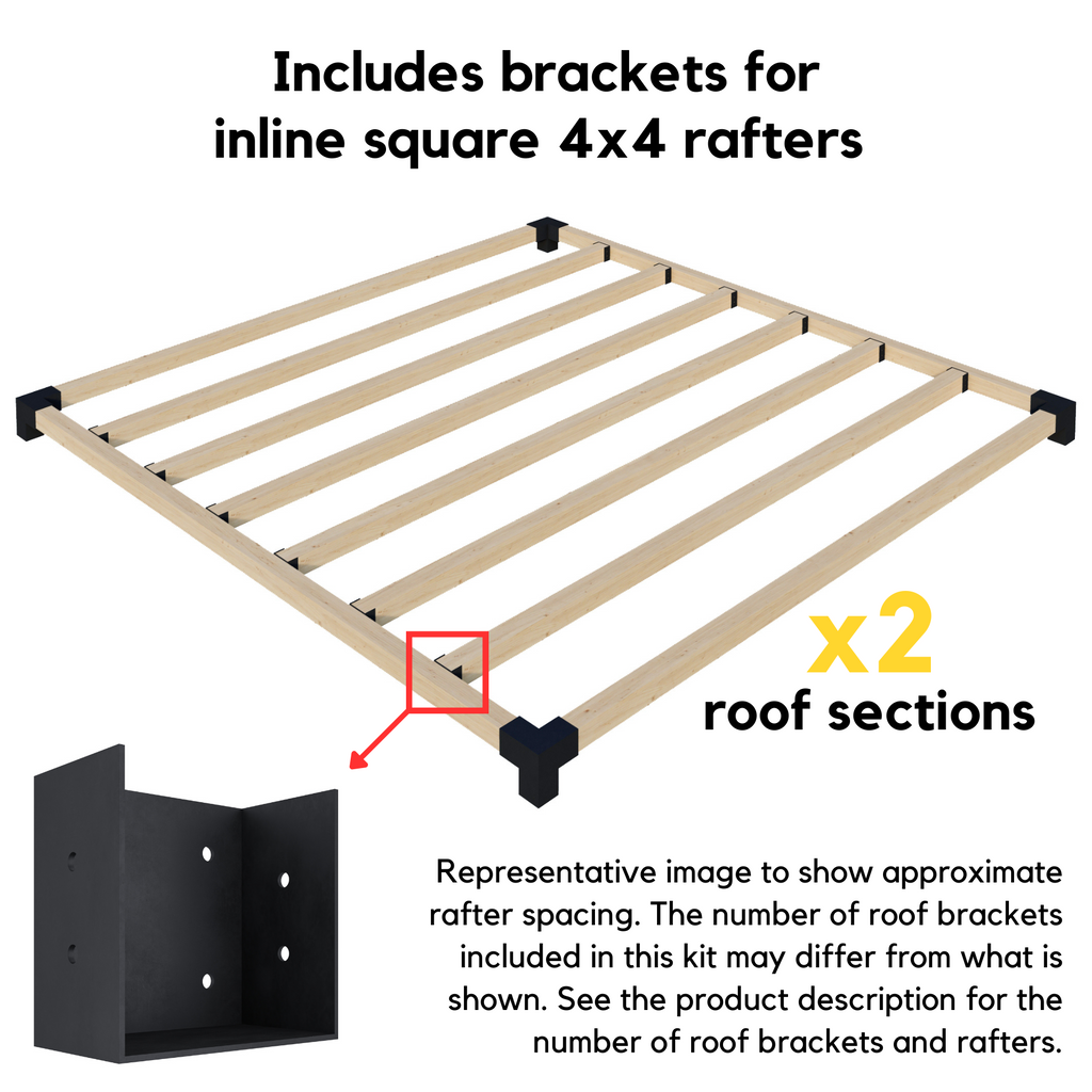 Kit de pergola autoportante 15x10 avec toit