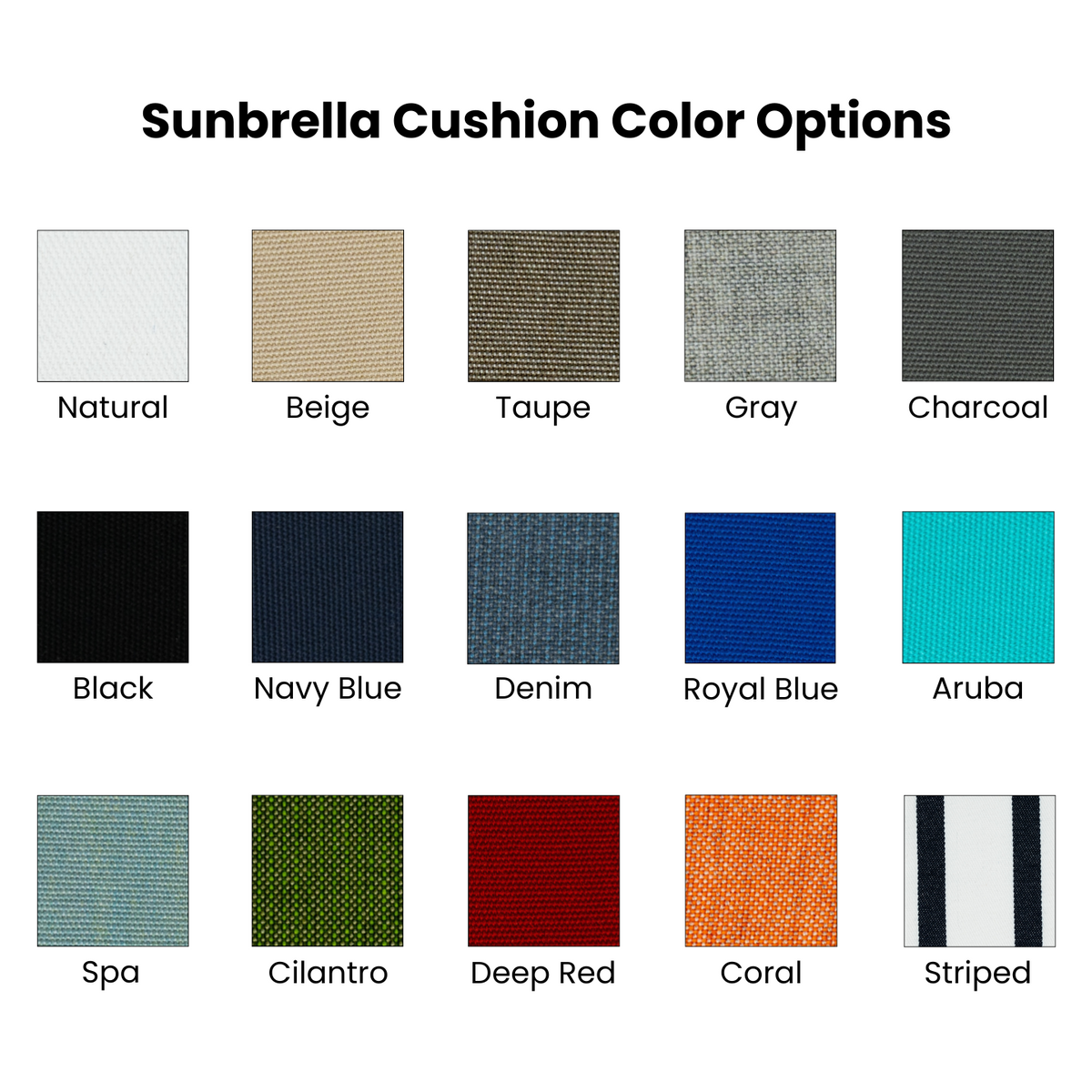 DIY Outdoor Chair Kit (With Optional Sunbrella Cushions)