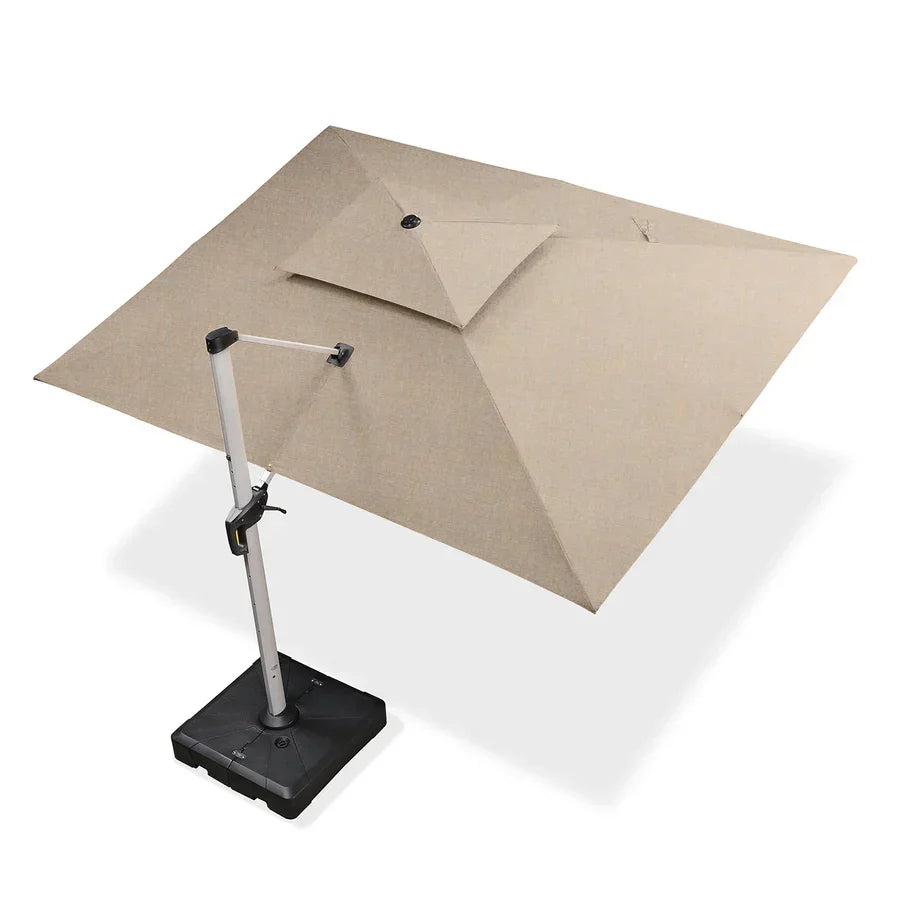 PURPLE LEAF – Parasol de terrasse Premium Classic SUNBRELLA déporté