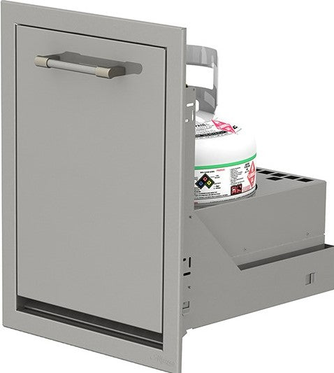 Alfresco 18-Inch Stainless Steel Propane Tank Drawer - AXE-18LPTDR-SC