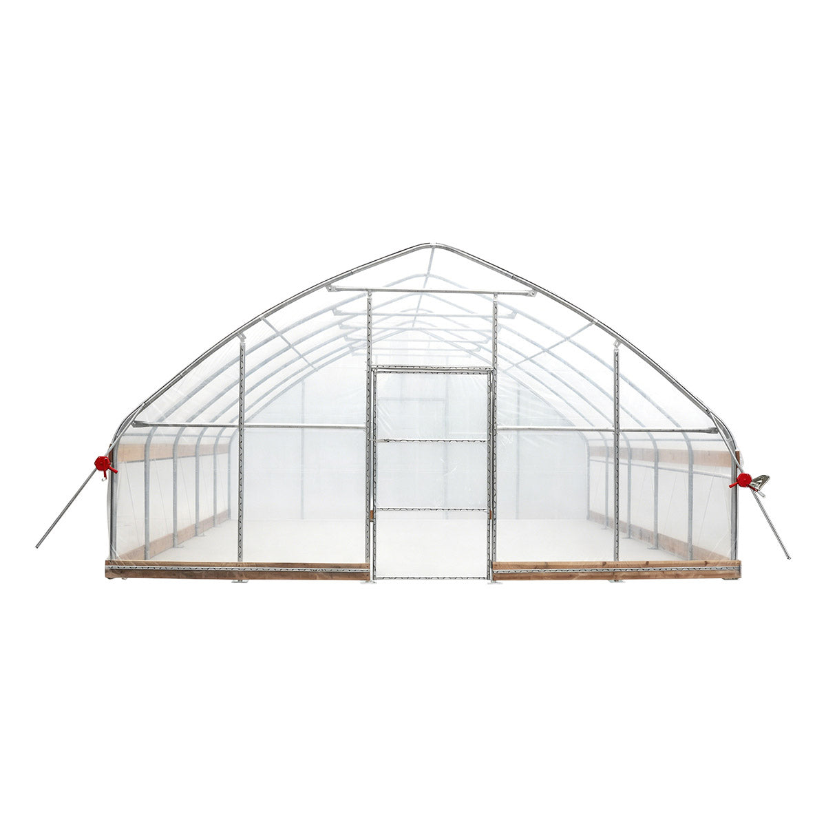 20' x 20' Tunnel Greenhouse Grow Tent w/12 Mil Ripstop Leno Mesh Cover, Cold Frame, Roll-up Windows, Peak Ceiling Roof, TMG-GH2020-V2 (Previously GH2020)
