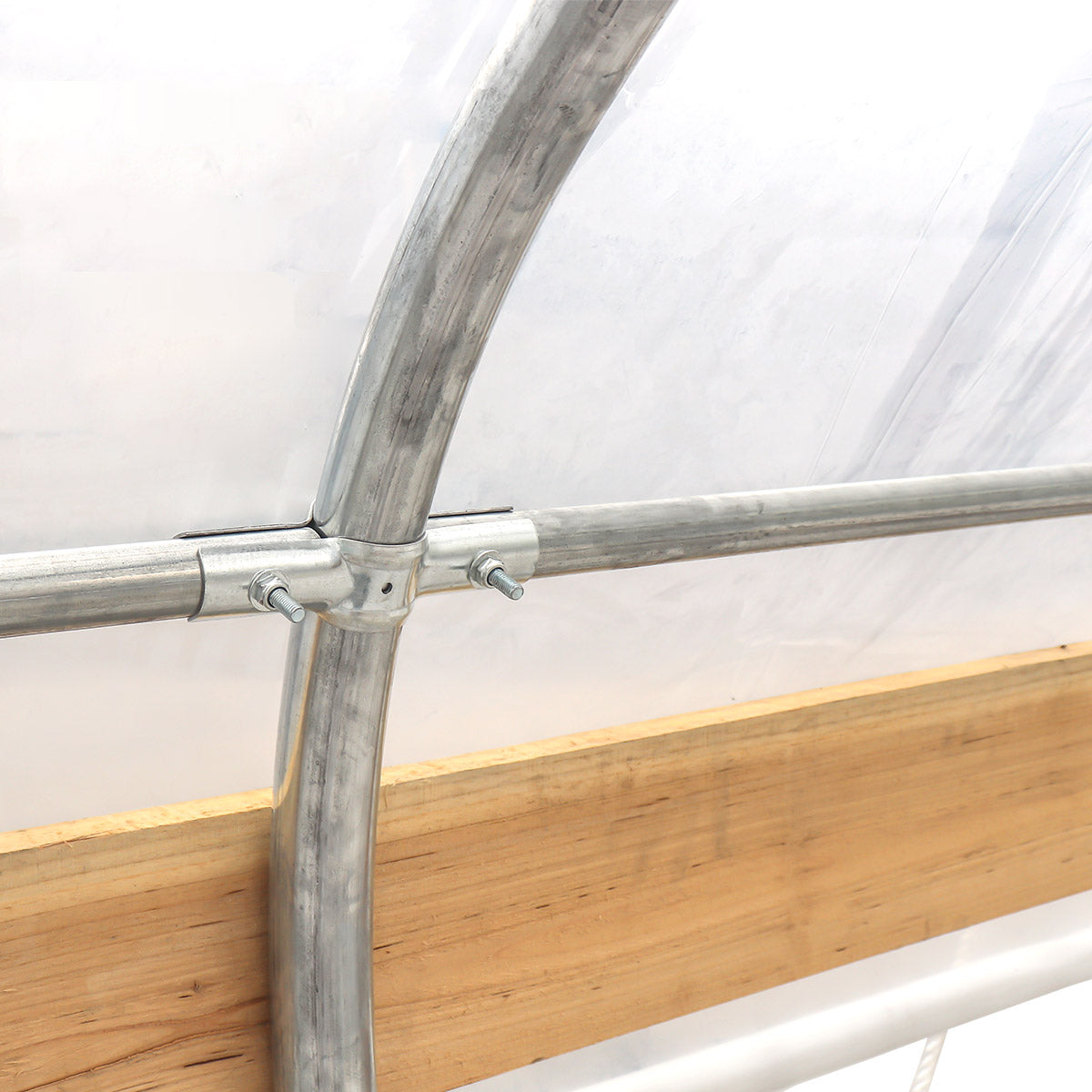20' x 20' Tunnel Greenhouse Grow Tent w/12 Mil Ripstop Leno Mesh Cover, Cold Frame, Roll-up Windows, Peak Ceiling Roof, TMG-GH2020-V2 (Previously GH2020)