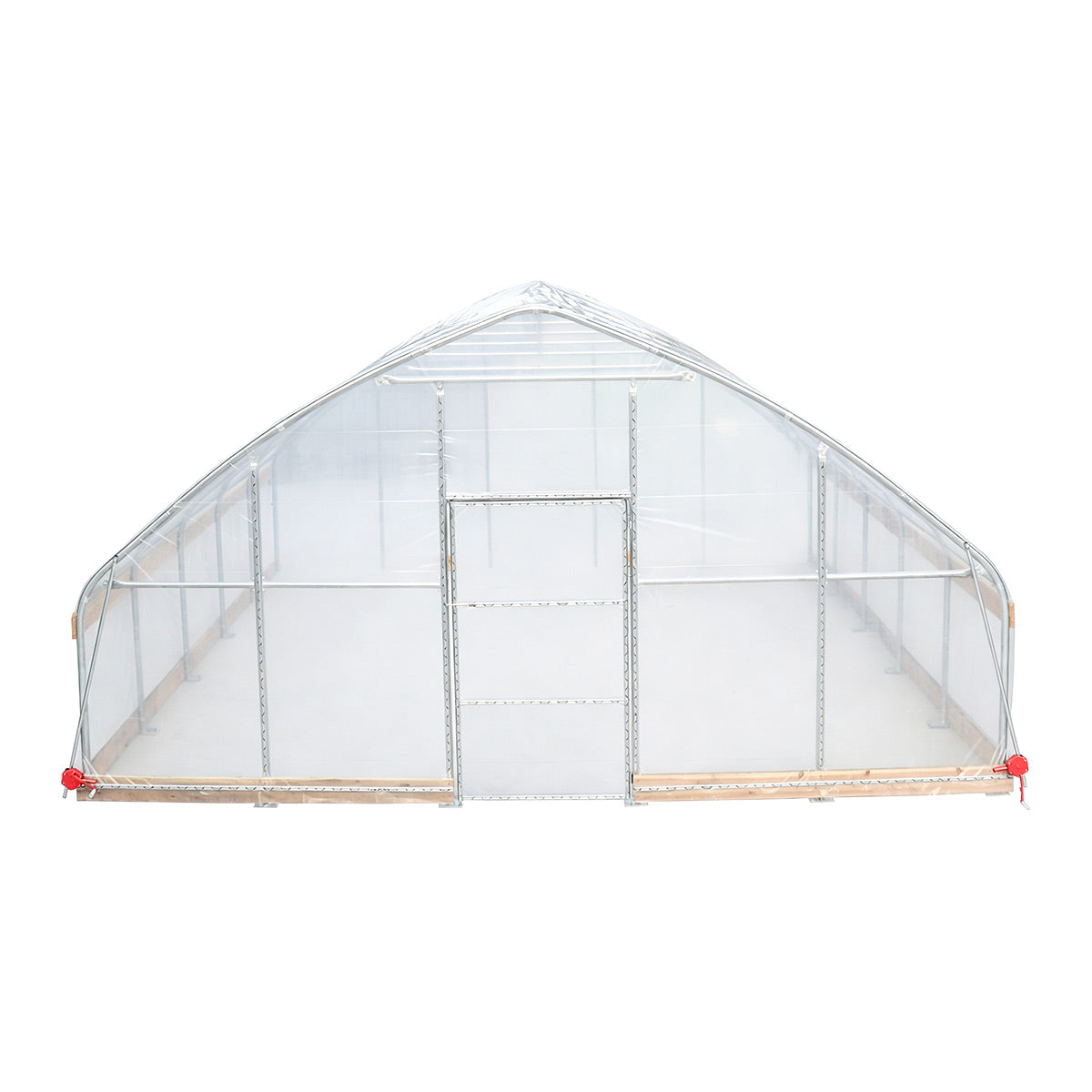 20' x 20' Tunnel Greenhouse Grow Tent w/12 Mil Ripstop Leno Mesh Cover, Cold Frame, Roll-up Windows, Peak Ceiling Roof, TMG-GH2020-V2 (Previously GH2020)