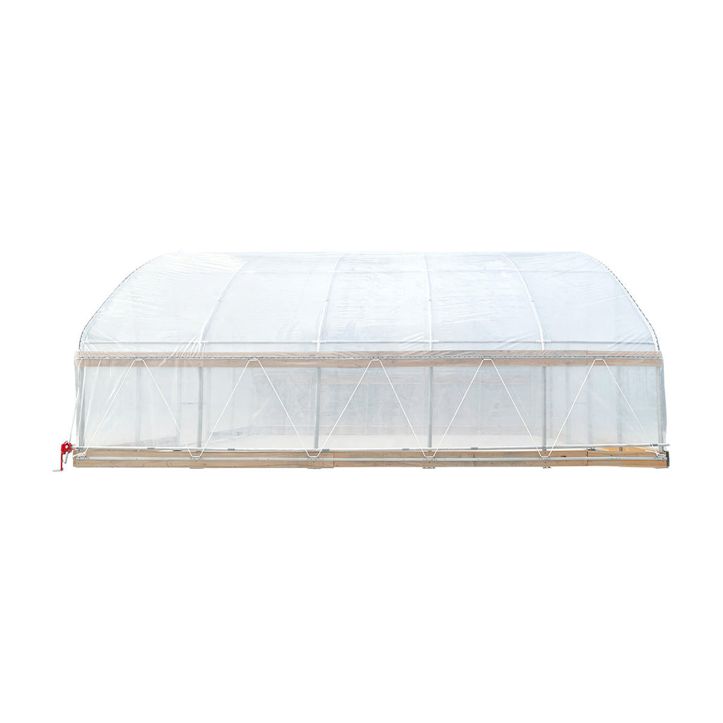 20' x 20' Tunnel Greenhouse Grow Tent w/12 Mil Ripstop Leno Mesh Cover, Cold Frame, Roll-up Windows, Peak Ceiling Roof, TMG-GH2020-V2 (Previously GH2020)