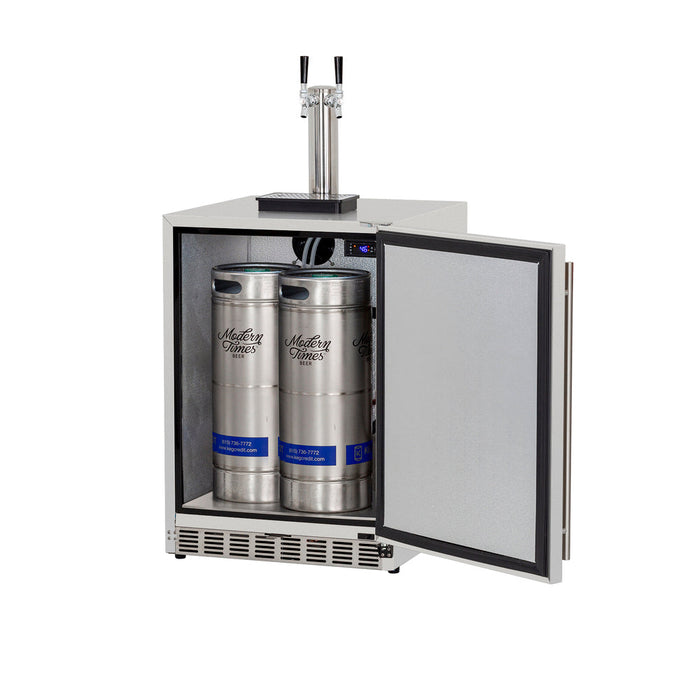 TrueFlame 24" 6.6C Deluxe Outdoor Rated Kegerator