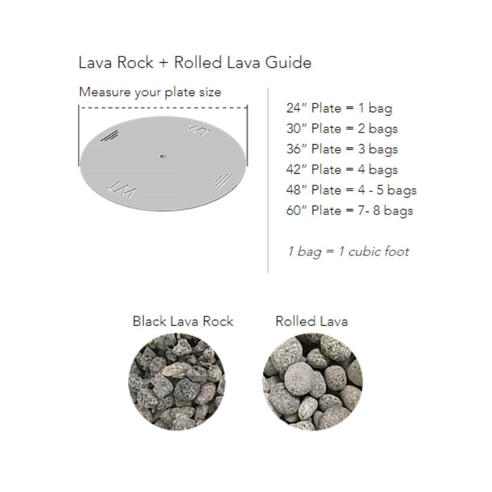 WARMING TRENDS READY TO FINISH – Brasero rond en laiton au propane 54 pouces